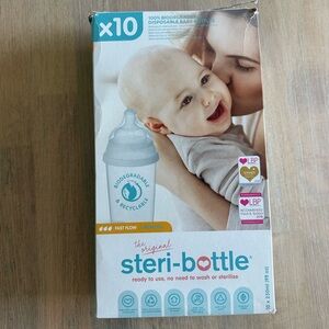 9 sets Steri-Bottle Disposable Baby Bottles (for travel)
